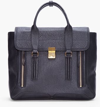 3.1 Phillip Lim Black Pashli Satchel - Lyst
