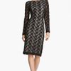 Alice + Olivia Dandi Open Back Dress in Black - Lyst