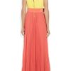 Alice + Olivia Leila Belted Colorblock Crepe Maxi Dress in Yellow - Lyst