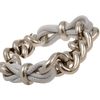 Balenciaga Lace Chain Leather Bracelet in Silver (argent) - Lyst