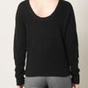 Balenciaga Scoopback Sweater in Black - Lyst