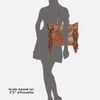 Christian Louboutin Justine Fringed Tote in Brown (tan) - Lyst