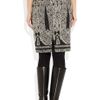 Giambattista Valli Paisley Jacquard Skirt in Gray (black) - Lyst