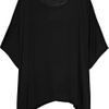 Helmut Lang Kinetic Oversized Jersey Tshirt in Black - Lyst
