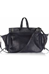 Jérôme Dreyfuss Carlos Snake-Effect Leather Tote
