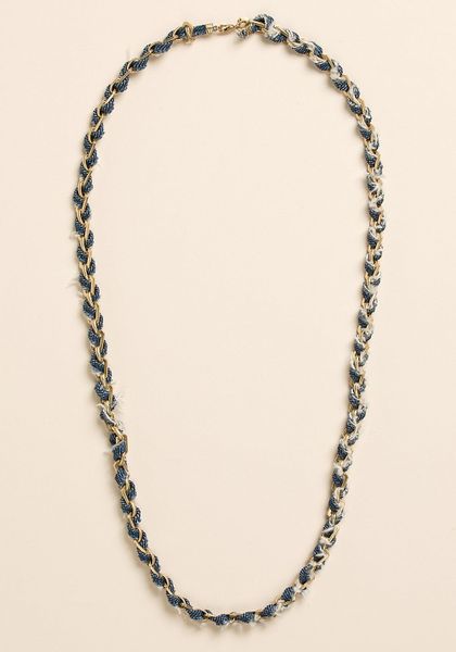 Lucky Brand Multi Media Chain Necklace in Blue (denim) - Lyst
