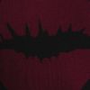 Markus Lupfer Intarsia Smacker Lip Jumper in Black (black & beetroot) - Lyst