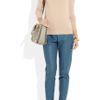 Miu Miu Crystal Embellished Studded Leather Tote in Gray (taupe) - Lyst