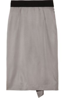 Valentino Stretchsatin Pencil Skirt - Lyst