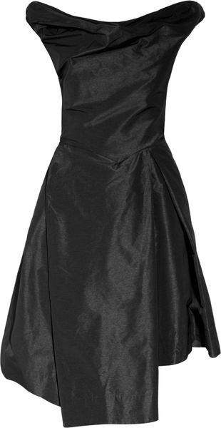 Vivienne Westwood Anglomania Boeing Asymmetric Taffeta Dress - Lyst