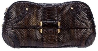 Alexander Mcqueen Archive Python Skin Clutch - Lyst