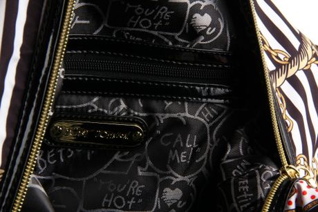 betsey johnson black weekender bag