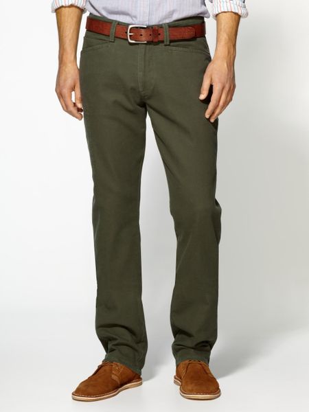 fern green pants
