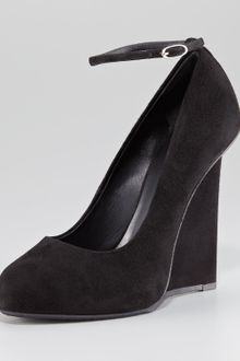 Giuseppe Zanotti Suede Wedge Pump - Lyst