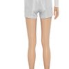 Jil Sander Silkblend Crepe Shorts in Gray - Lyst