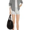 Jil Sander Silkblend Crepe Shorts in Gray - Lyst