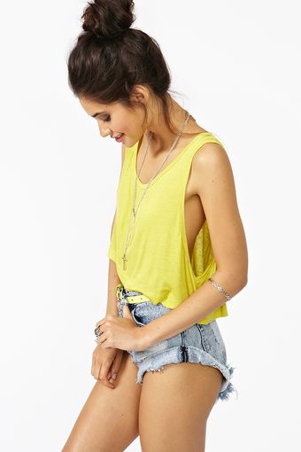 Nasty Gal Scoop Crop Tank - Lyst