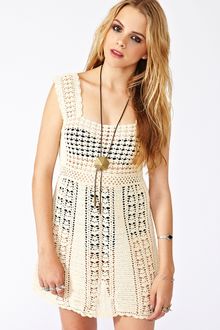 Nasty Gal Crochet Mini Dress - Lyst