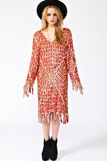 Nasty Gal Deco Dreams Beaded Dress - Lyst