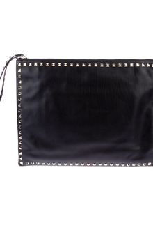 Valentino Studded Clutch - Lyst