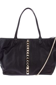 Valentino Studded Leather Tote - Lyst