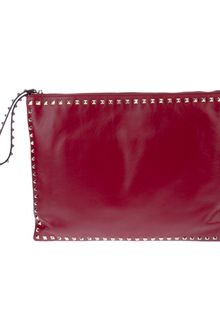 Valentino Studded Clutch - Lyst