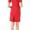 Zac Posen Bondage Dress in Red (poppy) - Lyst