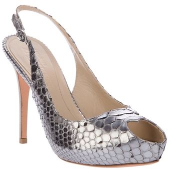 Alexander Mcqueen Archive Python Skin Pump - Lyst
