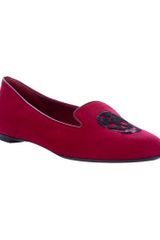 Alexander McQueen Suede Slipper
