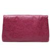 Balenciaga Giant Leather Envelope Clutch in Purple (burgundy) - Lyst