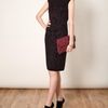 Balenciaga Giant Leather Envelope Clutch in Purple (burgundy) - Lyst