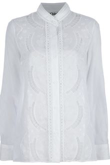Chloé Lace Blouse - Lyst