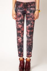 Current/Elliott The Stiletto Jean in Cosmic Tie Dye