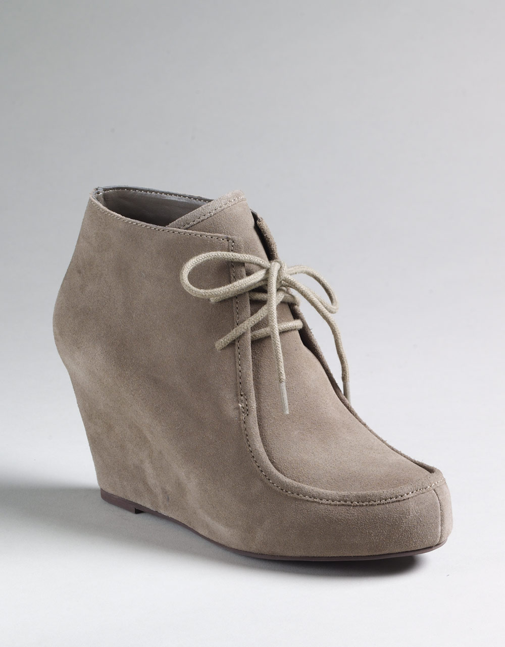dolce vita suede wedge booties