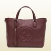 Gucci Soho Red Leather Messenger Bag in Red - Lyst