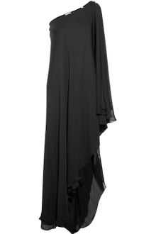 Halston Heritage One Shoulder Silk Gown - Lyst