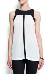 Mango Two Tone Straightcut Dress