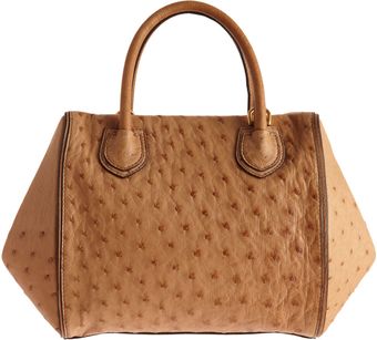Mark Cross Ostrich Mini Madison Satchel - Lyst
