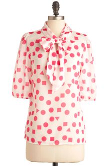 ModCloth Substitute Teacher Top in Pink - Lyst