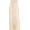 Rachel Gilbert Olivia Sequinembellished Tulle Gown in Beige (rose) - Lyst