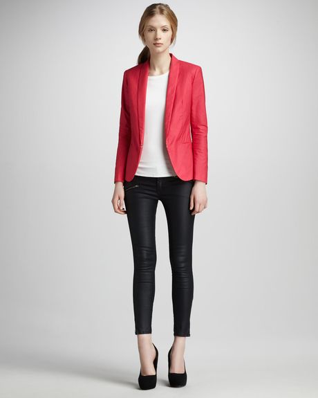 Rag & Bone Coated Denim Leggings in Black (denim) - Lyst