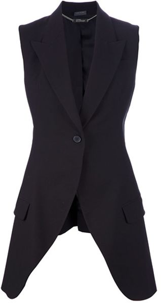 Alexander Mcqueen Archive Long Waistcoat - Lyst