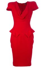 Alexander Mcqueen Archive Peplum Dress