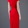 Alexander Mcqueen Archive Peplum Dress in Red - Lyst