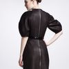 Alexander Mcqueen Glove Leather Dress in Black - Lyst