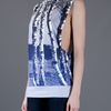 Balenciaga Silver Birch Sleeveless Top in Blue (silver) - Lyst