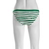 Bcbgmaxazria Kelly Green Striped Ring Detail Bikini Bottoms in Green - Lyst
