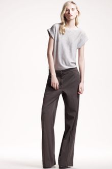 Brunello Cucinelli Garment Dyed Wide Leg Pants - Lyst