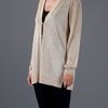 By Malene Birger V Neck Cardigan in Beige (nude) - Lyst