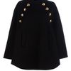 Emilio Pucci Military Cape in Black - Lyst